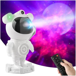 New Astronaut Galaxy Projector Stars Light Sound Bluetooth USB Speaker